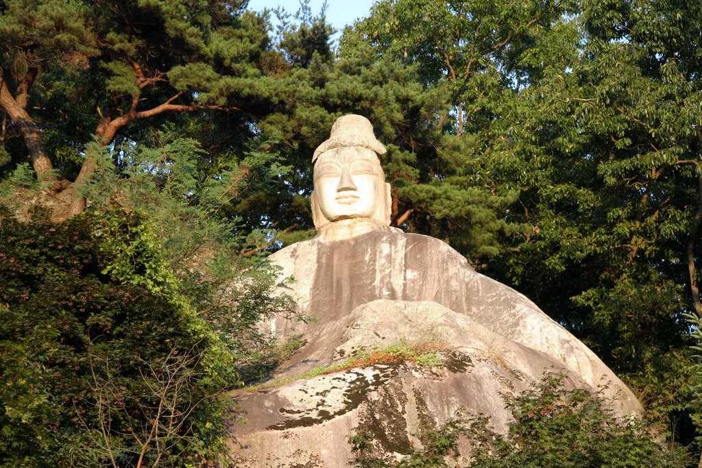 안동 이천동 마애여래입상 사진