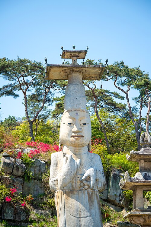 관촉사 석조미륵보살입상 사진