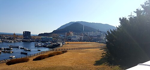 부산 동삼동 패총 사진