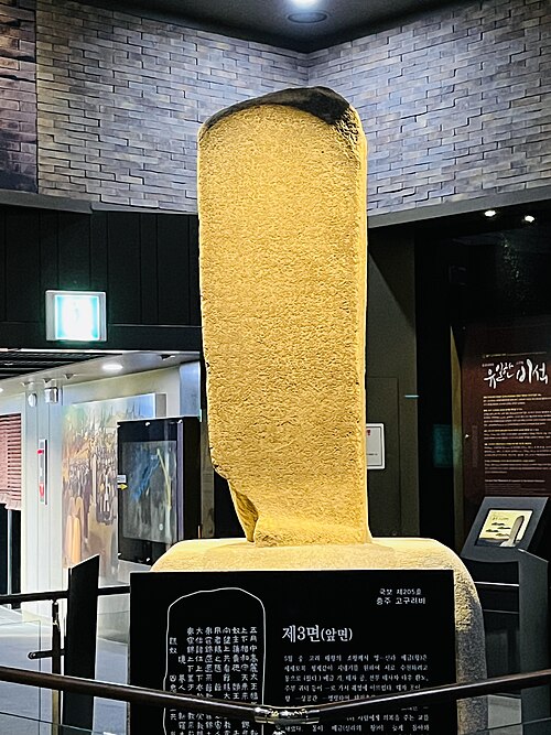 충주 고구려비 사진