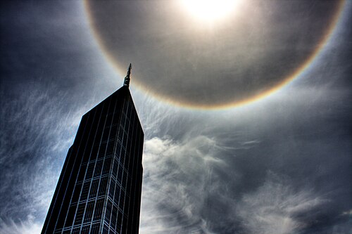 Photo of A sun halo