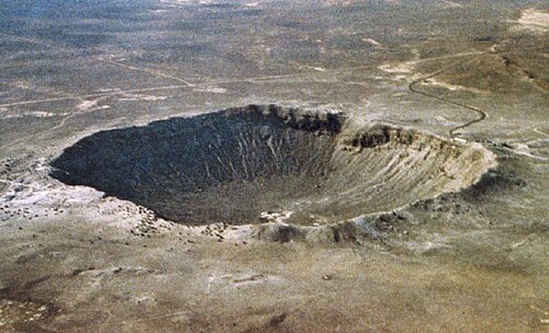 Photo of An impact crater