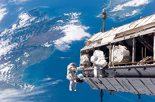 Photo of A spacewalk