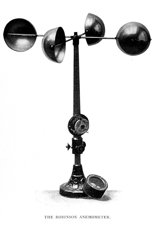 Photo of An anemometer