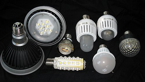 Photo of An LED bulb