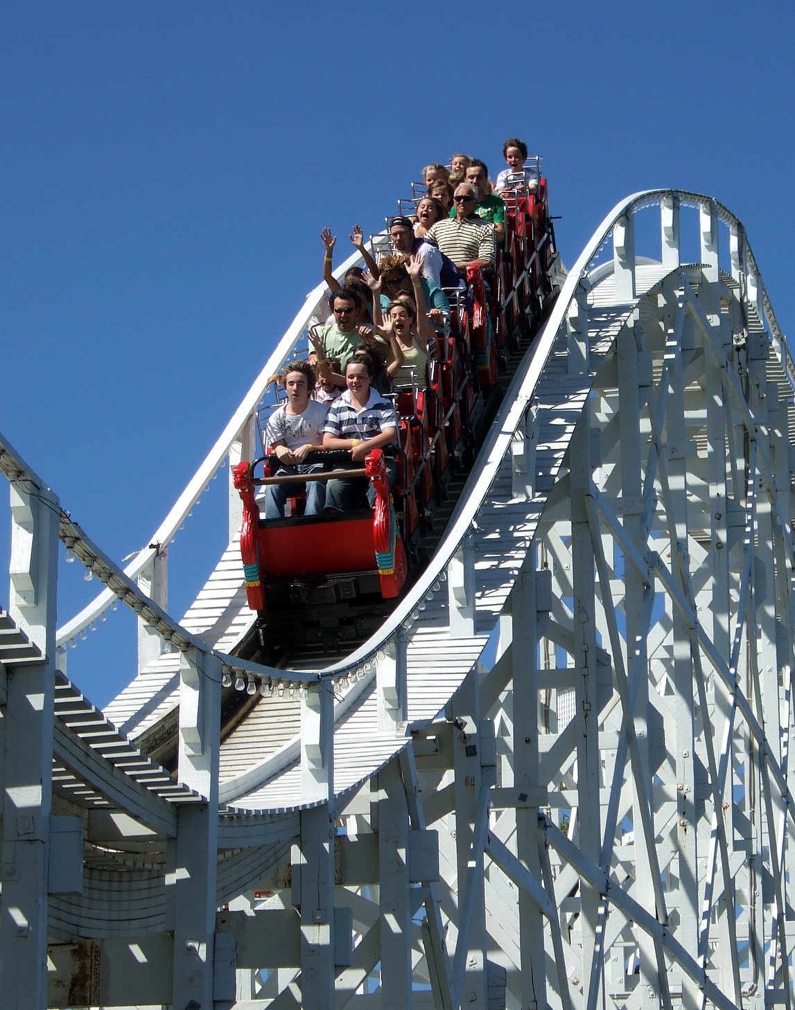 Photo of A roller coaster