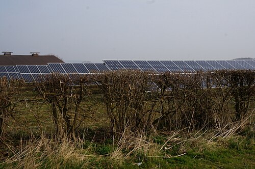 Photo of A solar power plant