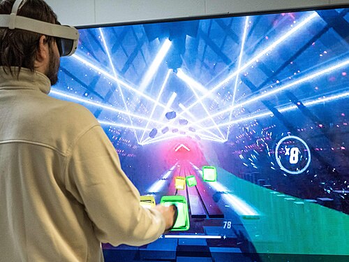 VR 헤드셋 사진